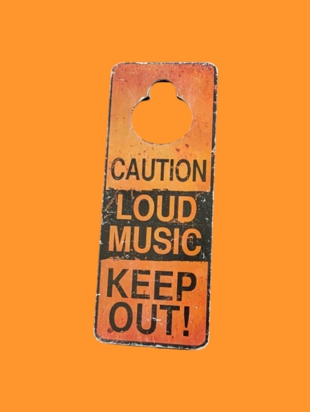 Two-Sided Door Handle Sign